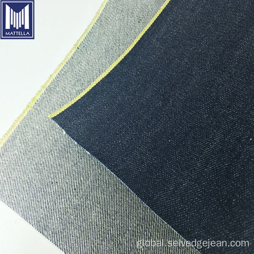 Organic Cotton Denim Fabric wholesale color jeans fabric denim Japanese Selvedge Denim Factory